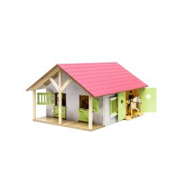 Kidsglobe - Horse stable with 2 stalls and storage 1:24, image 