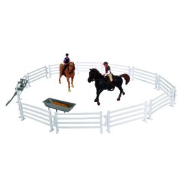 Kidsglobe - 2 horses, riders and accessories, image 