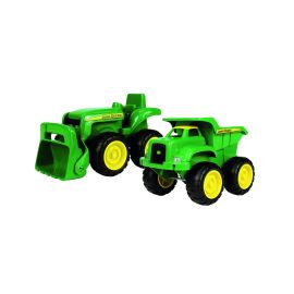 Britains - John Deere Mini Sand Pit Tractor and Dump Truck Set, image 