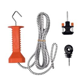 Elastic rope gate set white 3/6m, image 