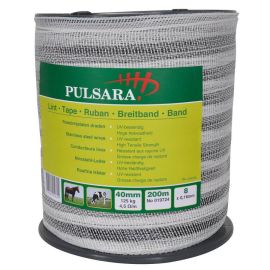 Tape 40mm, 8 SS-wires, White, 200m, image 