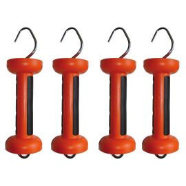 Soft touch gate handle orange for rope/wire (Stainless steel) (4), image 