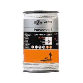 PowerLine tape 12,5mm White 100m, image 