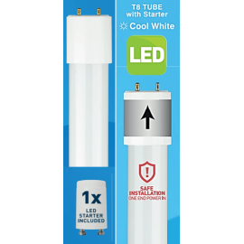 LED T8 22W Tube 5ft - Fluorescent Replacement, image 