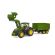 Bruder John Deere 7R 350 frontloader, trailer, image 