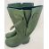 Zipped Green Unisex Wellington Boots, image 