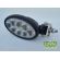 80W 6400 Lumen Multi Mount Oval LED Work Light, image 