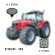Massey Ferguson Work Light Kit – 80W, image 