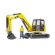 Bruder Cat Mini excavator with worker  1:16, image 