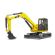 Bruder Cat Mini excavator with worker  1:16, image 