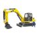 Bruder Cat Mini excavator with worker  1:16, image 