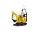 Bruder JCB micro excavator 8010 CTS+construction worker 1:16, image 