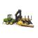 Bruder John Deere 1210E forwarder with 4 trunks and grab 1:16, image 