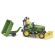 Bruder - John Deere Lawn Tractor with Trailer and Gardener, image 