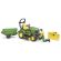 Bruder - John Deere Lawn Tractor with Trailer and Gardener, image 