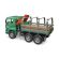Bruder MAN TGA Timber truck with loading crane and 3 trunks  1:16, image 