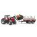 Bruder Massey Ferguson 7480 with frontloader and timber trailer  1:16, image 