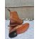 Derby Goodyear Welted Tan Leather Brogue Lace Boot, image 