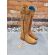 Melilla Wide Calf Tan Suede Tall Country Tassel Boot, image 