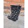 Dog Paw Print Calf Length Wellington Boot, image 