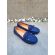 Linda Navy Micro Suede Driving Shoe, image 