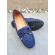 Linda Navy Micro Suede Driving Shoe, image 