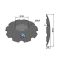 Niaux 200 Discs - 510mm x 4mm Pilot Hole Size - Flat, image 