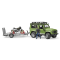 Land Rover Defender, Trailer & Scrambler Ducati Full Throttle, image 