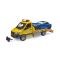 Bruder MB Sprinter transporter with Roadster, image 