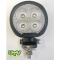 40W 3200 Lumen Round LED Work Light Deutsch Connector, image 