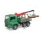 Bruder MAN TGA Timber truck with loading crane and 3 trunks  1:16, image 