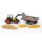 Bruder Claas Nectis 267F with Frontloader and Tipping Trailer 1:16, image 