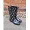 Dog Paw Print Calf Length Wellington Boot, image 