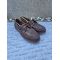 Dartmouth Rustic Brown Leather Deck Shoe, image 
