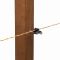 Saddle Insulator for Wire or Polywire, image 