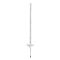 Plastic post 0,75m, double foothold white (10), image 